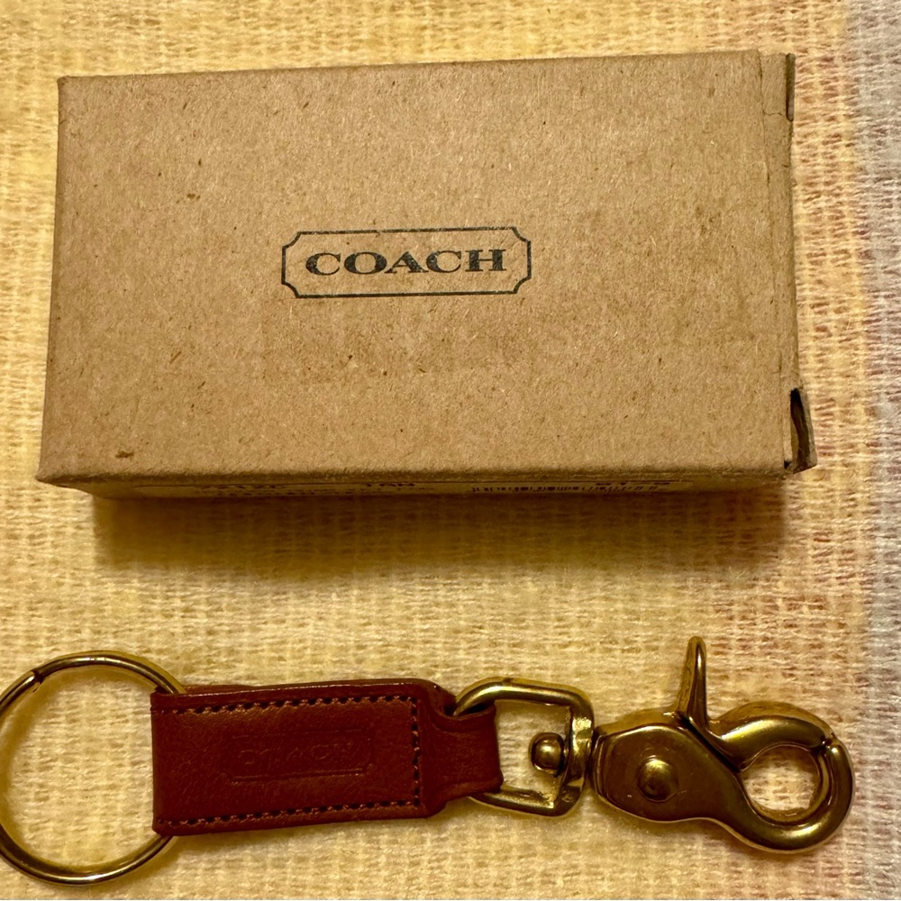 Coach Trigger Snap Key Ring / Fob